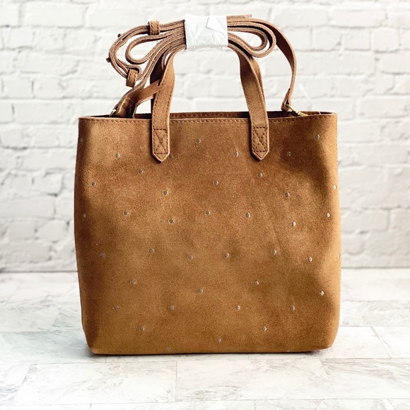 Madewell Handbags - NEW Madewell Small Suede Transport Tote